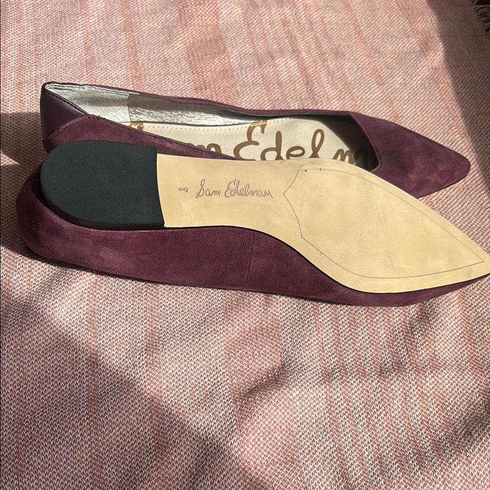 *Never worn* Sam Edelman Burgundy Flats Classic Loafers